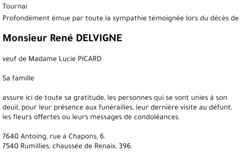 René DELVIGNE