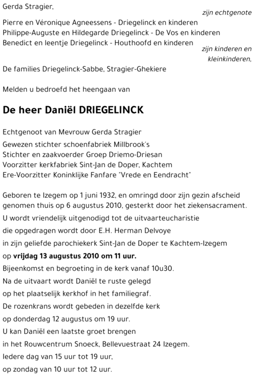 Daniël DRIEGELINCK