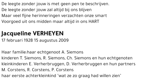 Jacqueline Verheyen