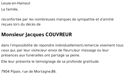 Jacques Couvreur