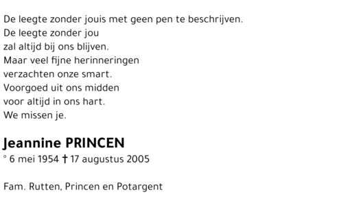 Jeannine PRINCEN