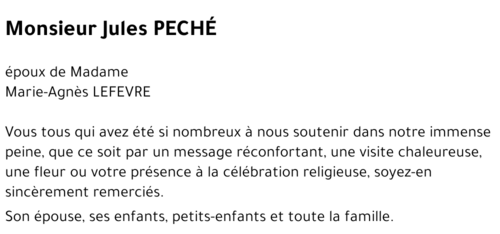 Jules PECHÉ