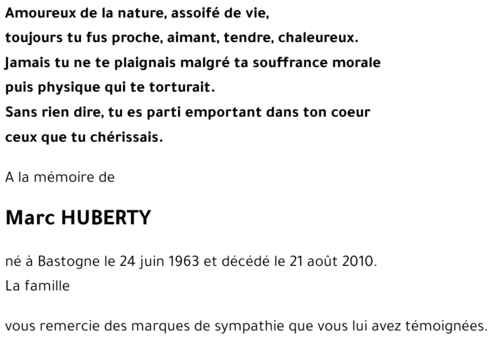Marc HUBERTY