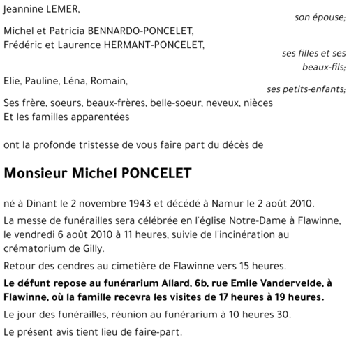 Michel PONCELET