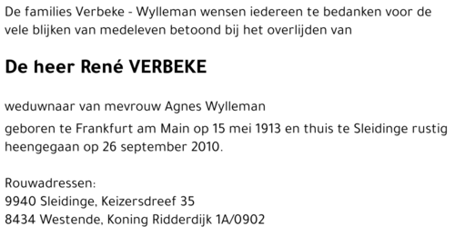 René VERBEKE