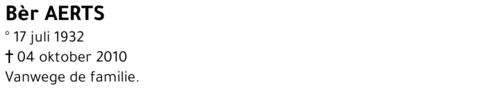 Bèr Aerts