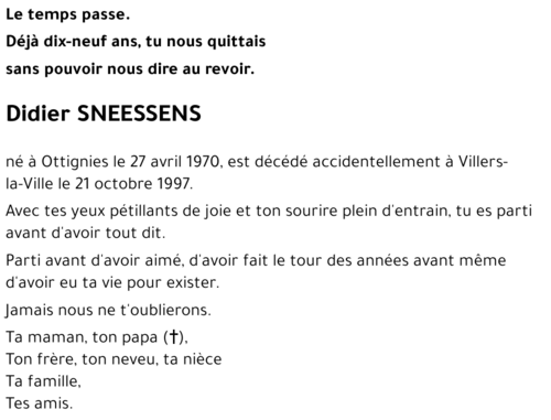 Didier SNEESSENS