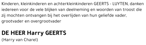 Harry Geerts