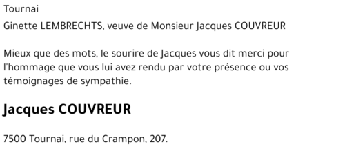 Jacques COUVREUR
