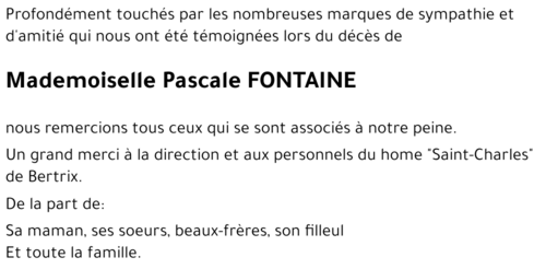 Pascale FONTAINE