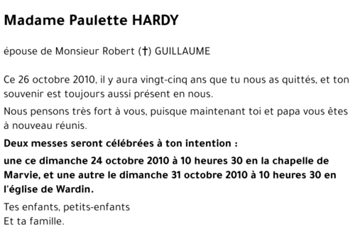 Paulette HARDY