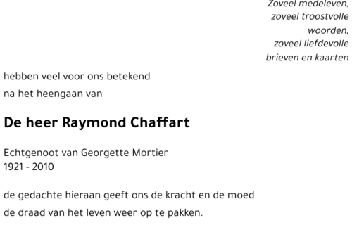 Raymond Chaffart
