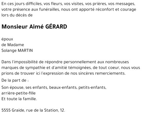 Aimé GÉRARD