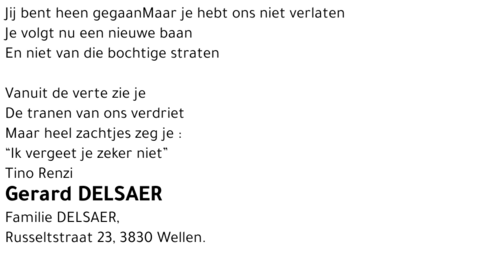 Gerard Delsaer