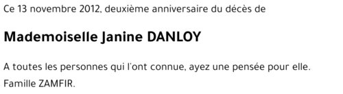 Janine DANLOY