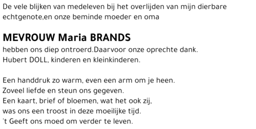 Maria BRANDS