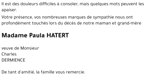 Paula HATERT