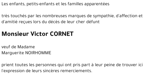 Victor CORNET