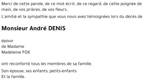 André DENIS