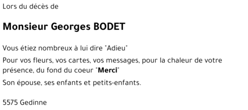 Georges BODET