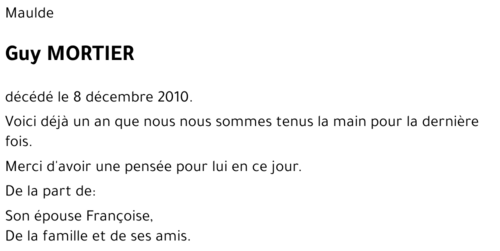 Guy MORTIER