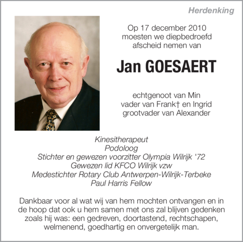 Jan Goesaert