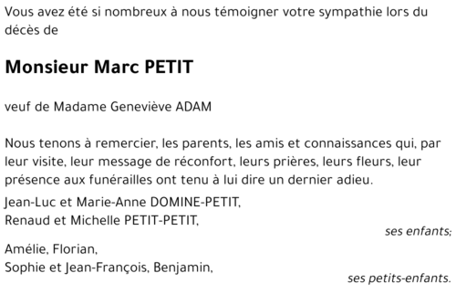 Marc PETIT