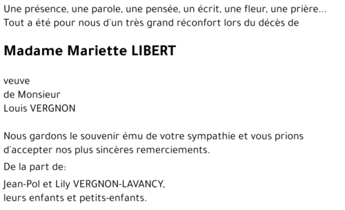 Mariette LIBERT