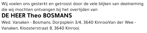 Theo Bosmans