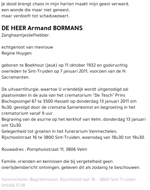 Armand Bormans