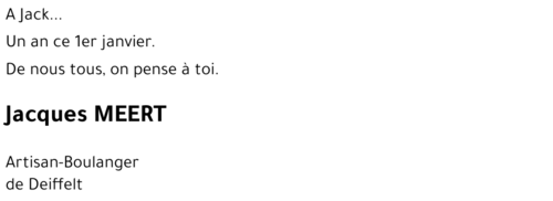 Jacques MEERT