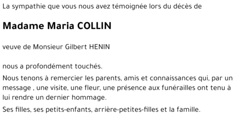 Maria COLLIN