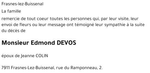 Edmond DEVOS