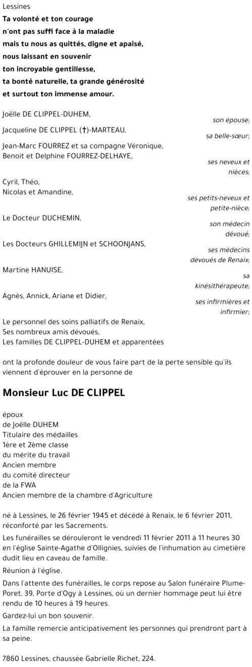 Luc DE CLIPPEL