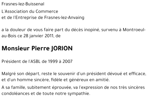 Pierre JORION