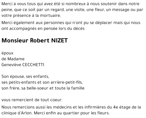 Robert NIZET