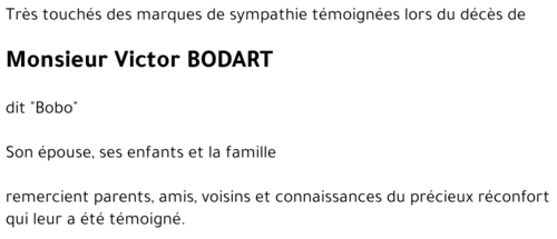 Victor BODART