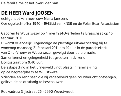 Ward Joosen