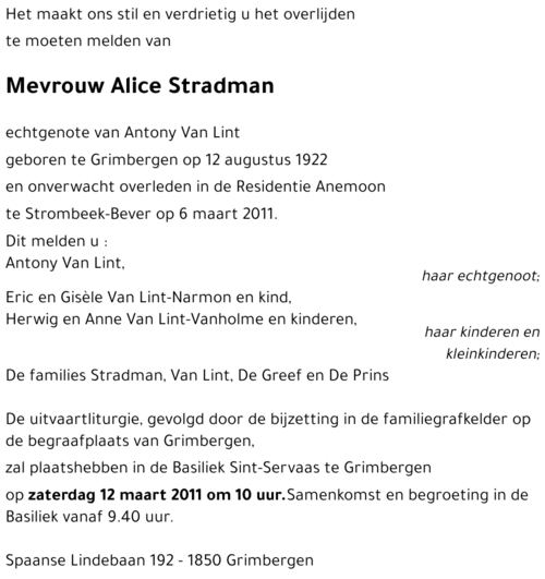 Alice Stradman