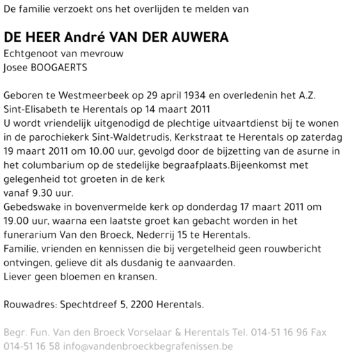 André Van der Auwera