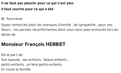 francois HERBIET