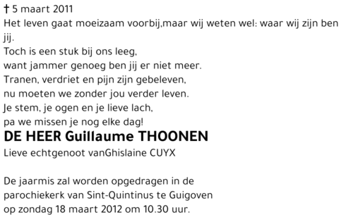 Guillaume THOONEN