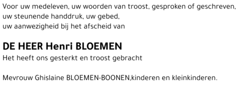 Henri BLOEMEN