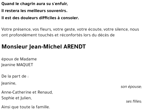 Jean-Michel ARENDT