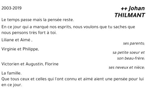 Johan THILMANT