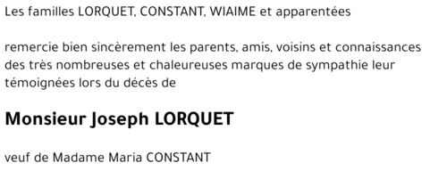 Joseph LORQUET