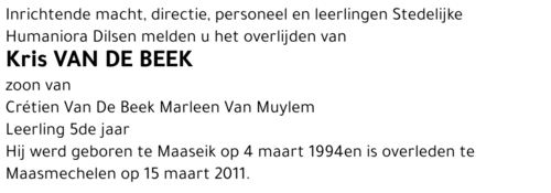 Kris Van De Beek