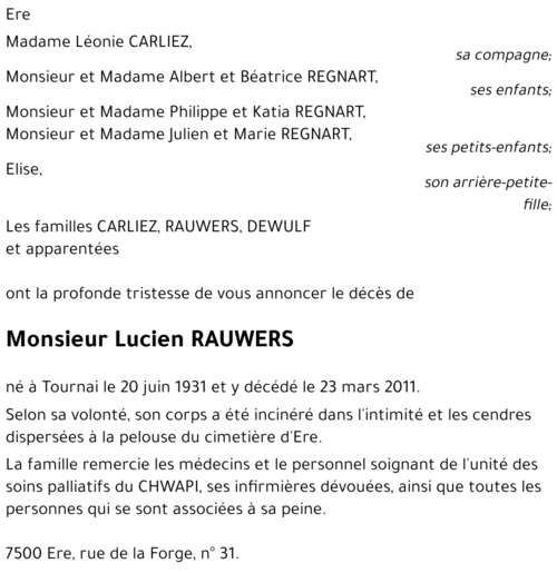 Lucien RAUWERS