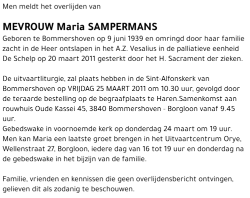 Maria Sampermans