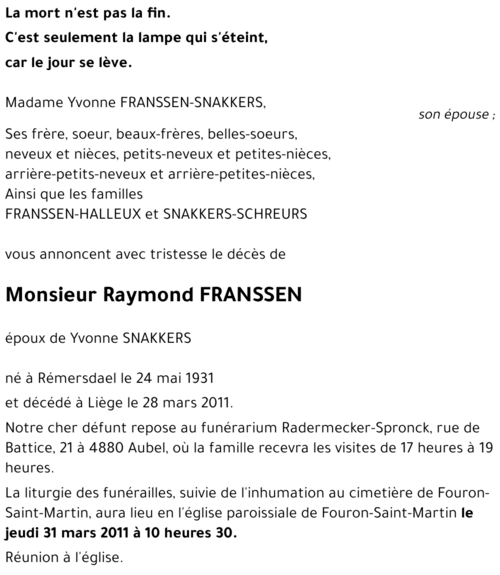 Raymond Franssen